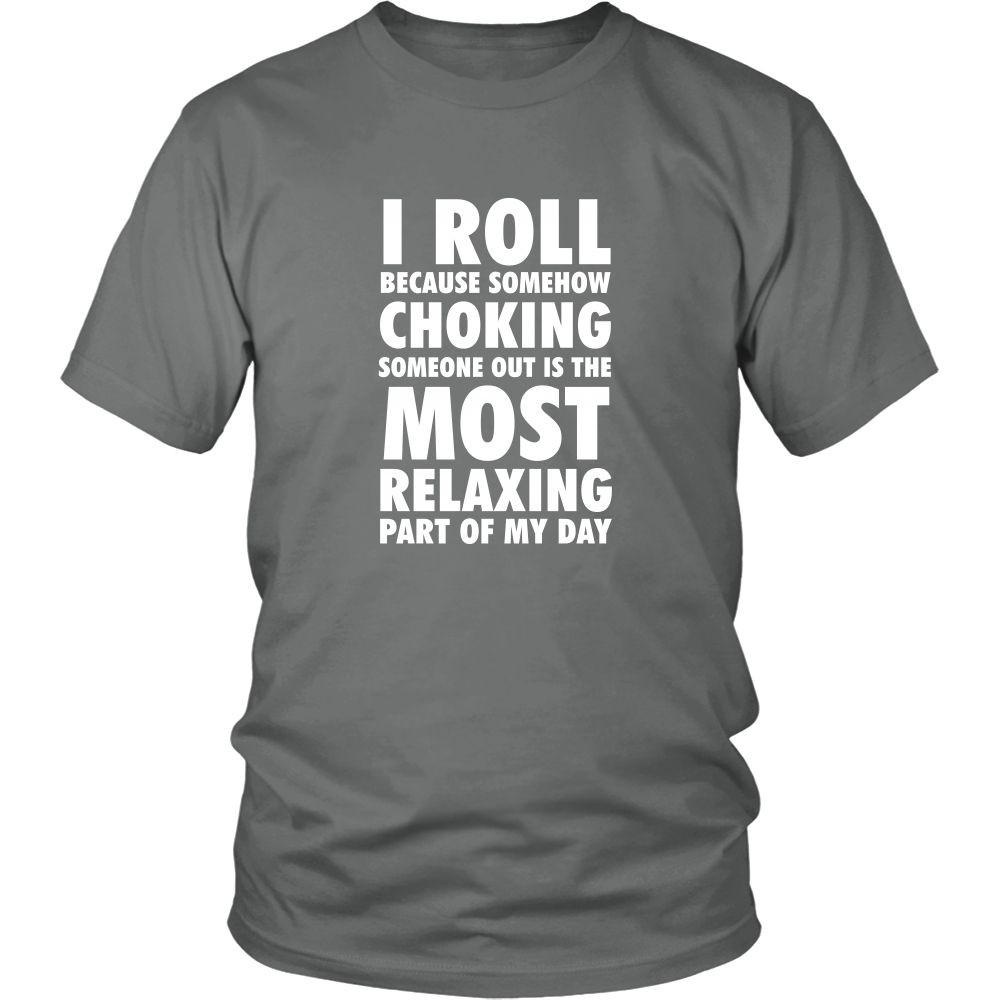 Brazilian Jiu-Jitsu T Shirt - I Roll-T-shirt-Teelime | shirts-hoodies-mugs