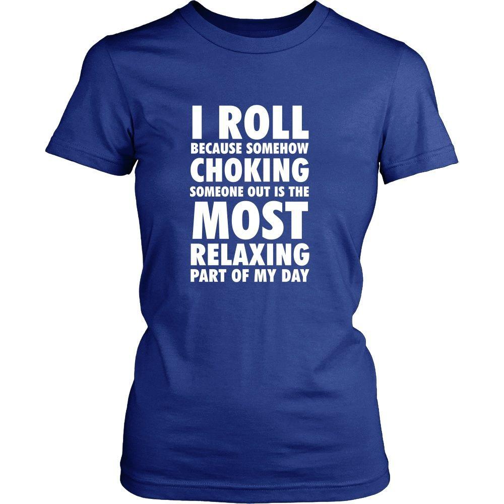 Brazilian Jiu-Jitsu T Shirt - I Roll-T-shirt-Teelime | shirts-hoodies-mugs