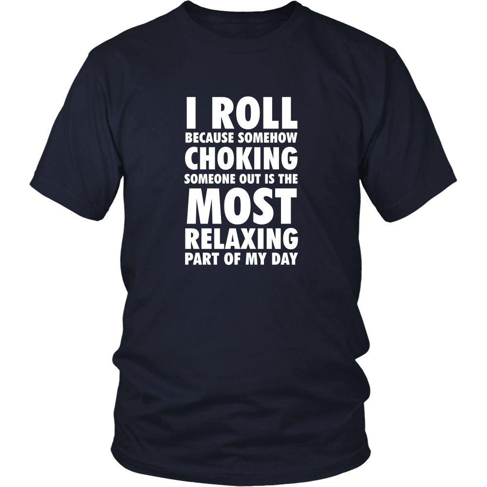 Brazilian Jiu-Jitsu T Shirt - I Roll-T-shirt-Teelime | shirts-hoodies-mugs