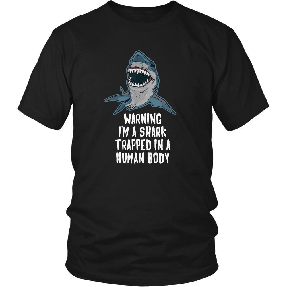 Brazilian Jiu-Jitsu T Shirt - I'm a Shark Trapped in a Human Body-T-shirt-Teelime | shirts-hoodies-mugs