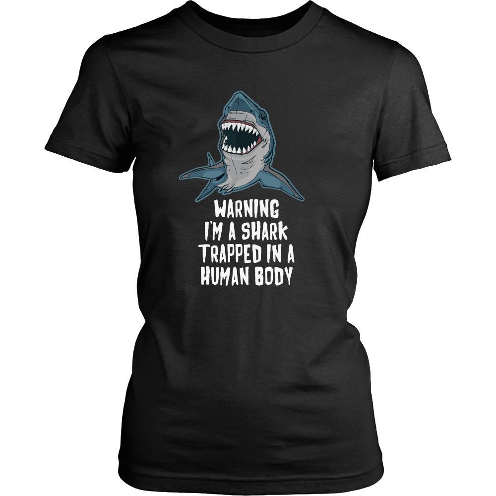 Brazilian Jiu-Jitsu T Shirt - I'm a Shark Trapped in a Human Body-T-shirt-Teelime | shirts-hoodies-mugs