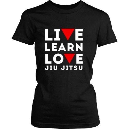 Brazilian Jiu Jitsu T Shirt - Live Learn Love-T-shirt-Teelime | shirts-hoodies-mugs