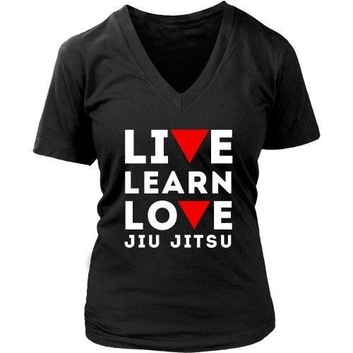 Brazilian Jiu Jitsu T Shirt - Live Learn Love-T-shirt-Teelime | shirts-hoodies-mugs