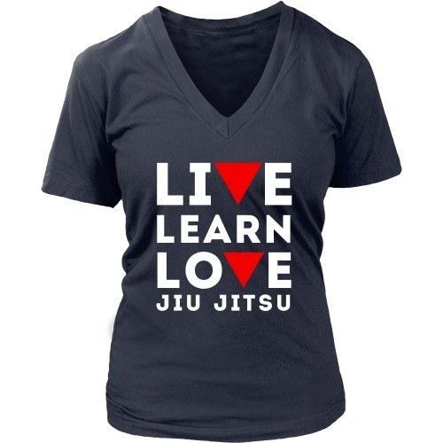 Brazilian Jiu Jitsu T Shirt - Live Learn Love-T-shirt-Teelime | shirts-hoodies-mugs