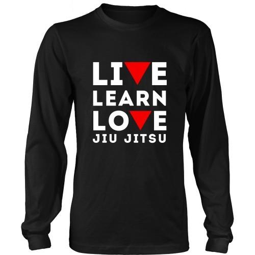 Brazilian Jiu Jitsu T Shirt - Live Learn Love-T-shirt-Teelime | shirts-hoodies-mugs