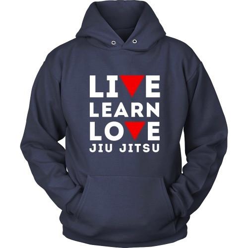 Brazilian Jiu Jitsu T Shirt - Live Learn Love-T-shirt-Teelime | shirts-hoodies-mugs