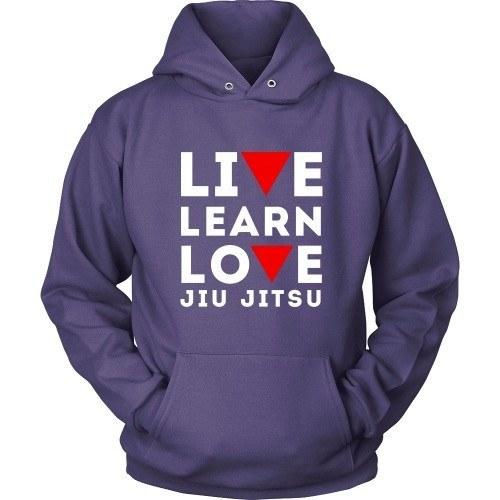 Brazilian Jiu Jitsu T Shirt - Live Learn Love-T-shirt-Teelime | shirts-hoodies-mugs
