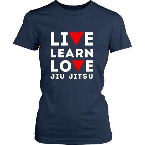 Brazilian Jiu Jitsu T Shirt - Live Learn Love-T-shirt-Teelime | shirts-hoodies-mugs