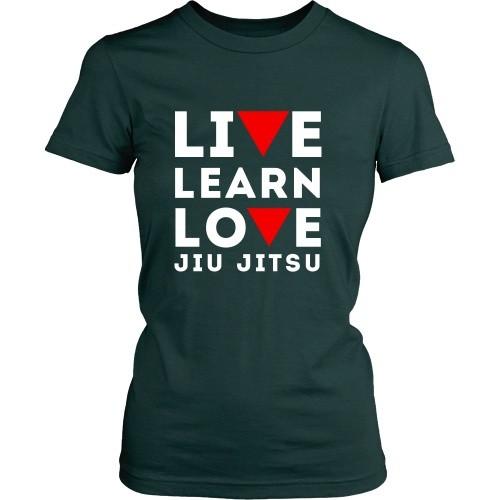 Brazilian Jiu Jitsu T Shirt - Live Learn Love-T-shirt-Teelime | shirts-hoodies-mugs