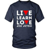 Brazilian Jiu Jitsu T Shirt - Live Learn Love-T-shirt-Teelime | shirts-hoodies-mugs