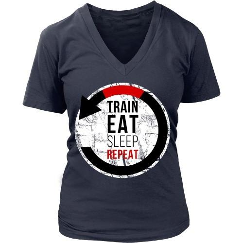 Brazilian Jiu Jitsu T Shirt - Train Eat Sleep Repeat-T-shirt-Teelime | shirts-hoodies-mugs