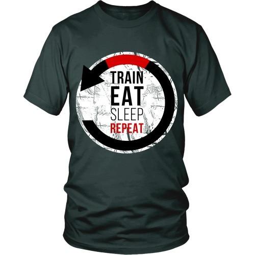 Brazilian Jiu Jitsu T Shirt - Train Eat Sleep Repeat-T-shirt-Teelime | shirts-hoodies-mugs