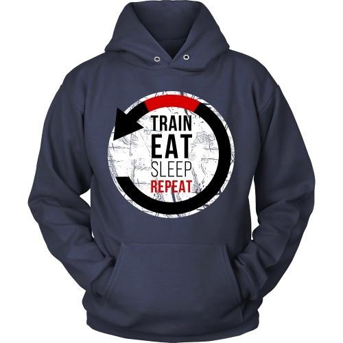 Brazilian Jiu Jitsu T Shirt - Train Eat Sleep Repeat-T-shirt-Teelime | shirts-hoodies-mugs
