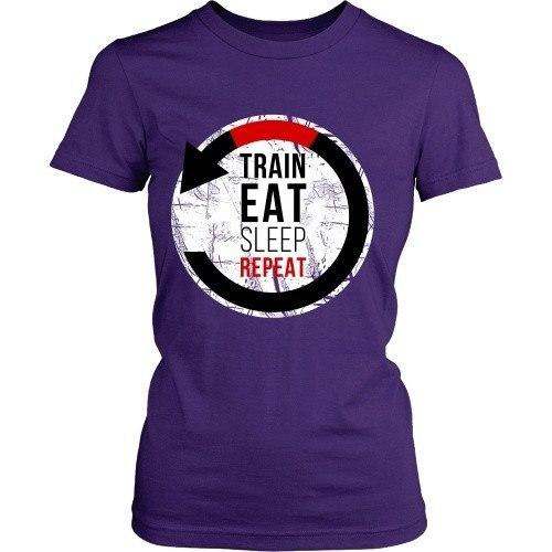 Brazilian Jiu Jitsu T Shirt - Train Eat Sleep Repeat-T-shirt-Teelime | shirts-hoodies-mugs