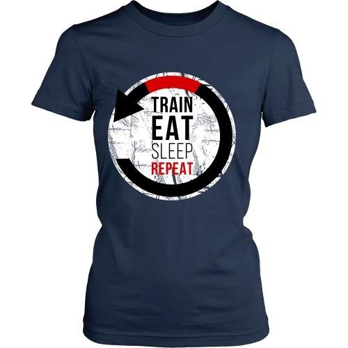 Brazilian Jiu Jitsu T Shirt - Train Eat Sleep Repeat-T-shirt-Teelime | shirts-hoodies-mugs