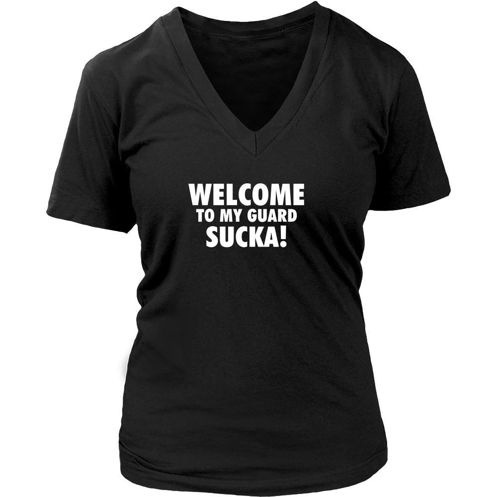 Brazilian Jiu-Jitsu T Shirt - Welcome To My Guard Sucka!-T-shirt-Teelime | shirts-hoodies-mugs