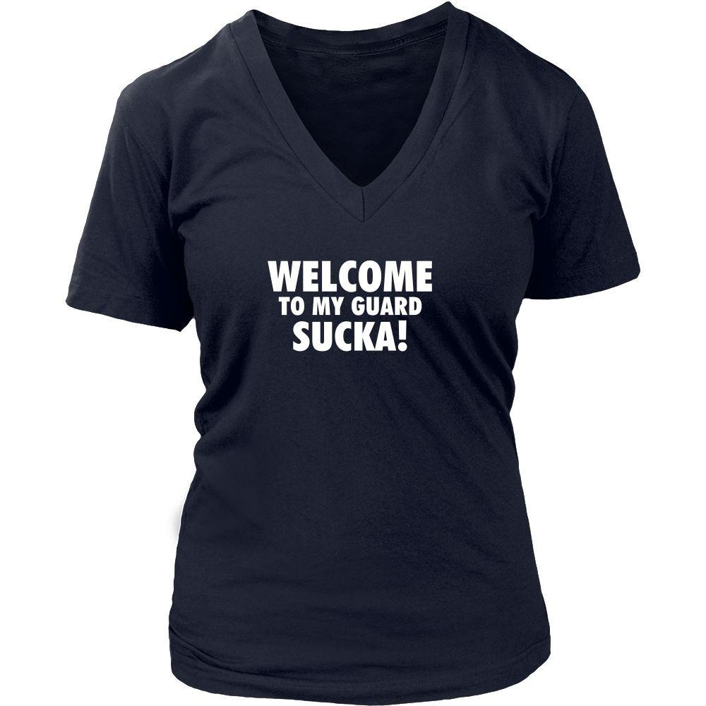 Brazilian Jiu-Jitsu T Shirt - Welcome To My Guard Sucka!-T-shirt-Teelime | shirts-hoodies-mugs