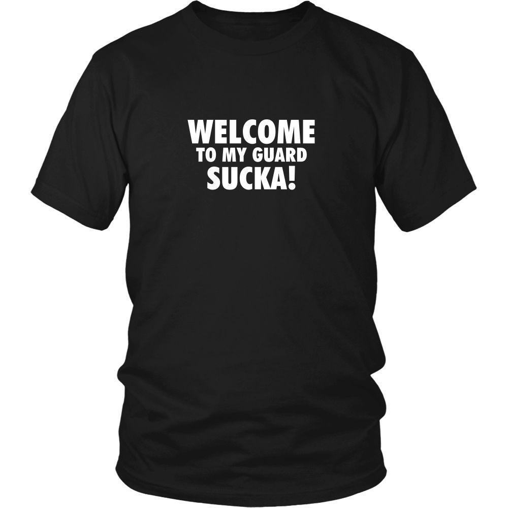 Brazilian Jiu-Jitsu T Shirt - Welcome To My Guard Sucka!-T-shirt-Teelime | shirts-hoodies-mugs