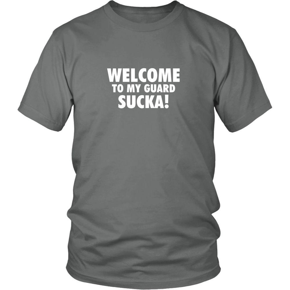 Brazilian Jiu-Jitsu T Shirt - Welcome To My Guard Sucka!-T-shirt-Teelime | shirts-hoodies-mugs