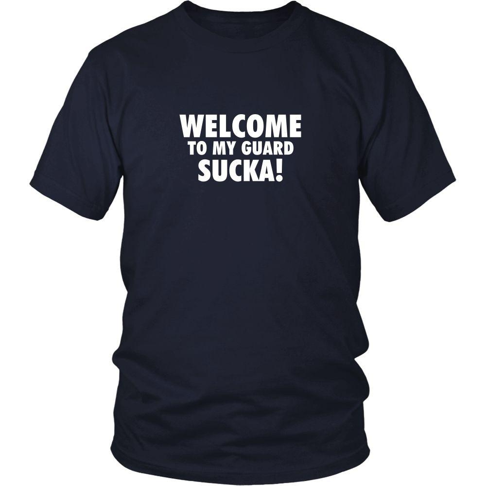 Brazilian Jiu-Jitsu T Shirt - Welcome To My Guard Sucka!-T-shirt-Teelime | shirts-hoodies-mugs