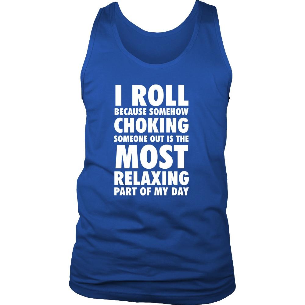 Brazilian Jiu-Jitsu Tank Top - I Roll Brazilian Jiu-Jitsu-T-shirt-Teelime | shirts-hoodies-mugs