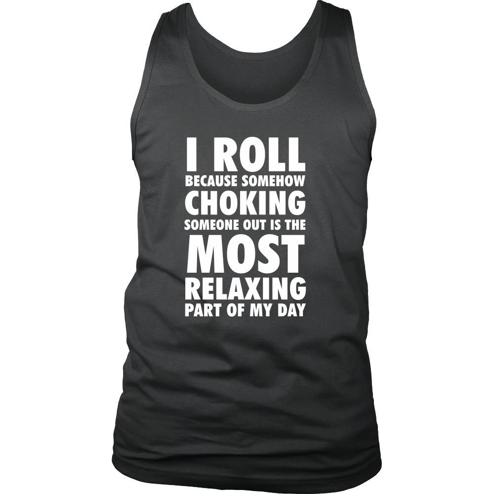 Brazilian Jiu-Jitsu Tank Top - I Roll Brazilian Jiu-Jitsu-T-shirt-Teelime | shirts-hoodies-mugs