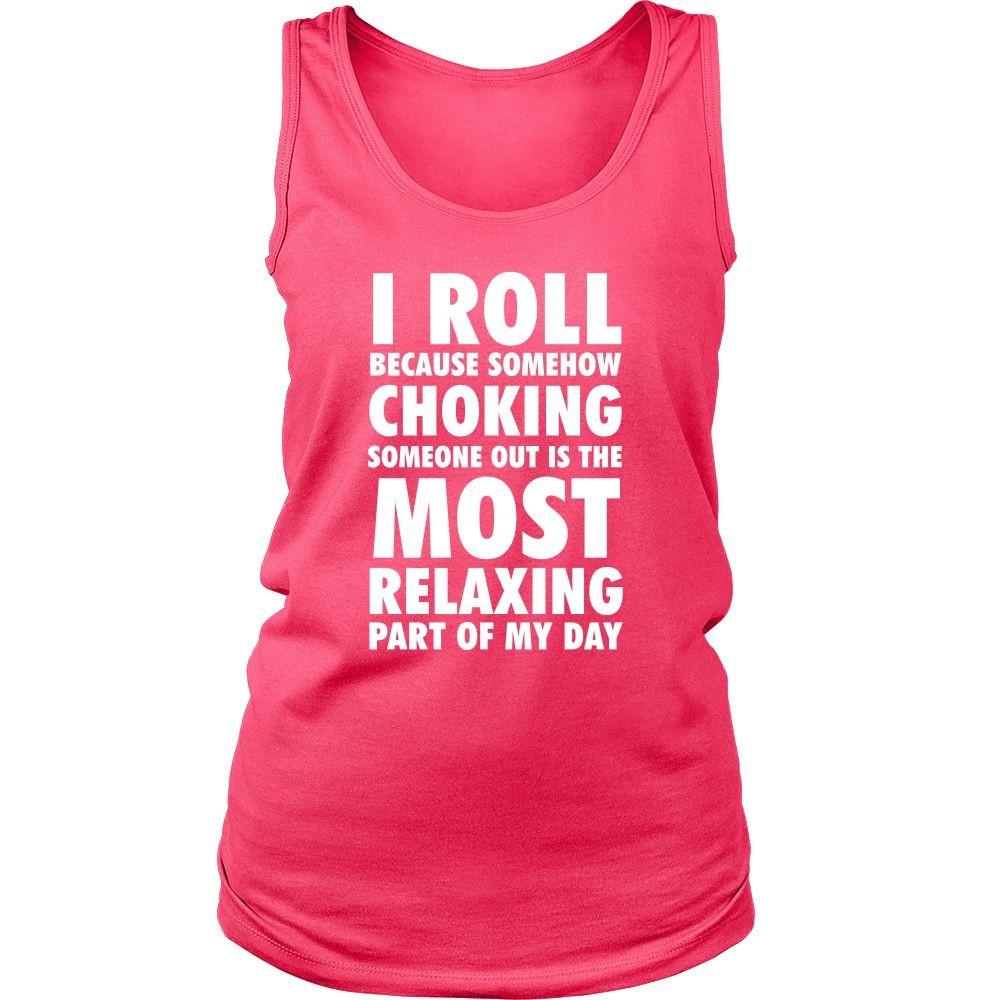 Brazilian Jiu-Jitsu Tank Top - I Roll Brazilian Jiu-Jitsu-T-shirt-Teelime | shirts-hoodies-mugs