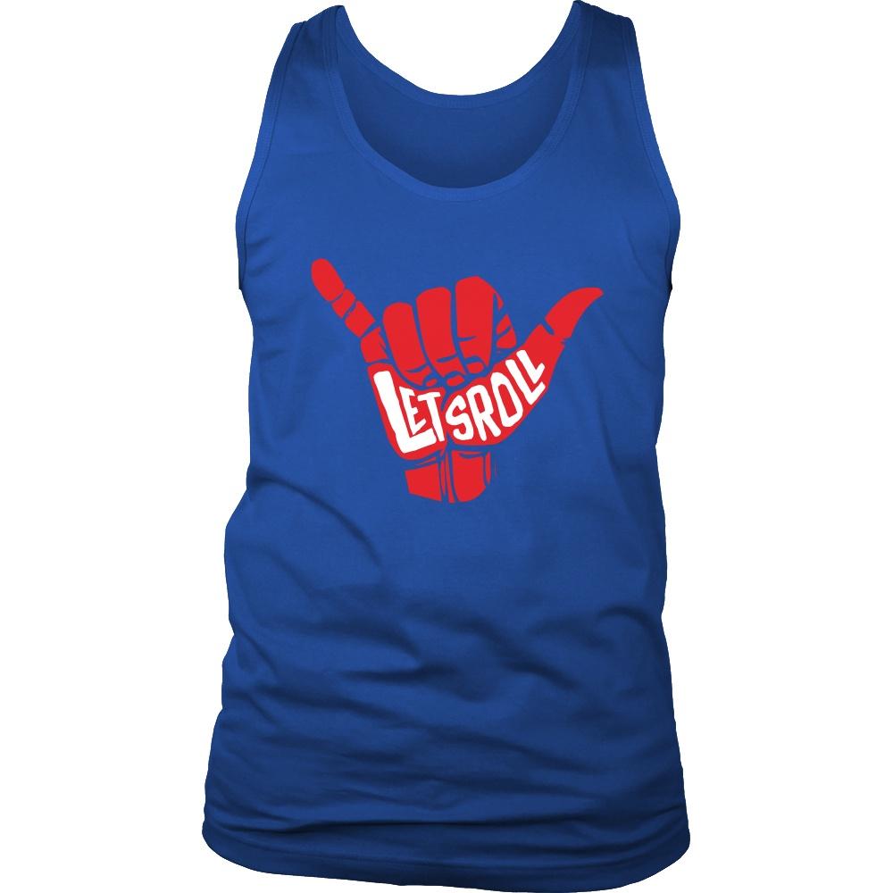 Brazilian Jiu-Jitsu Tank Top - Lets Roll-T-shirt-Teelime | shirts-hoodies-mugs