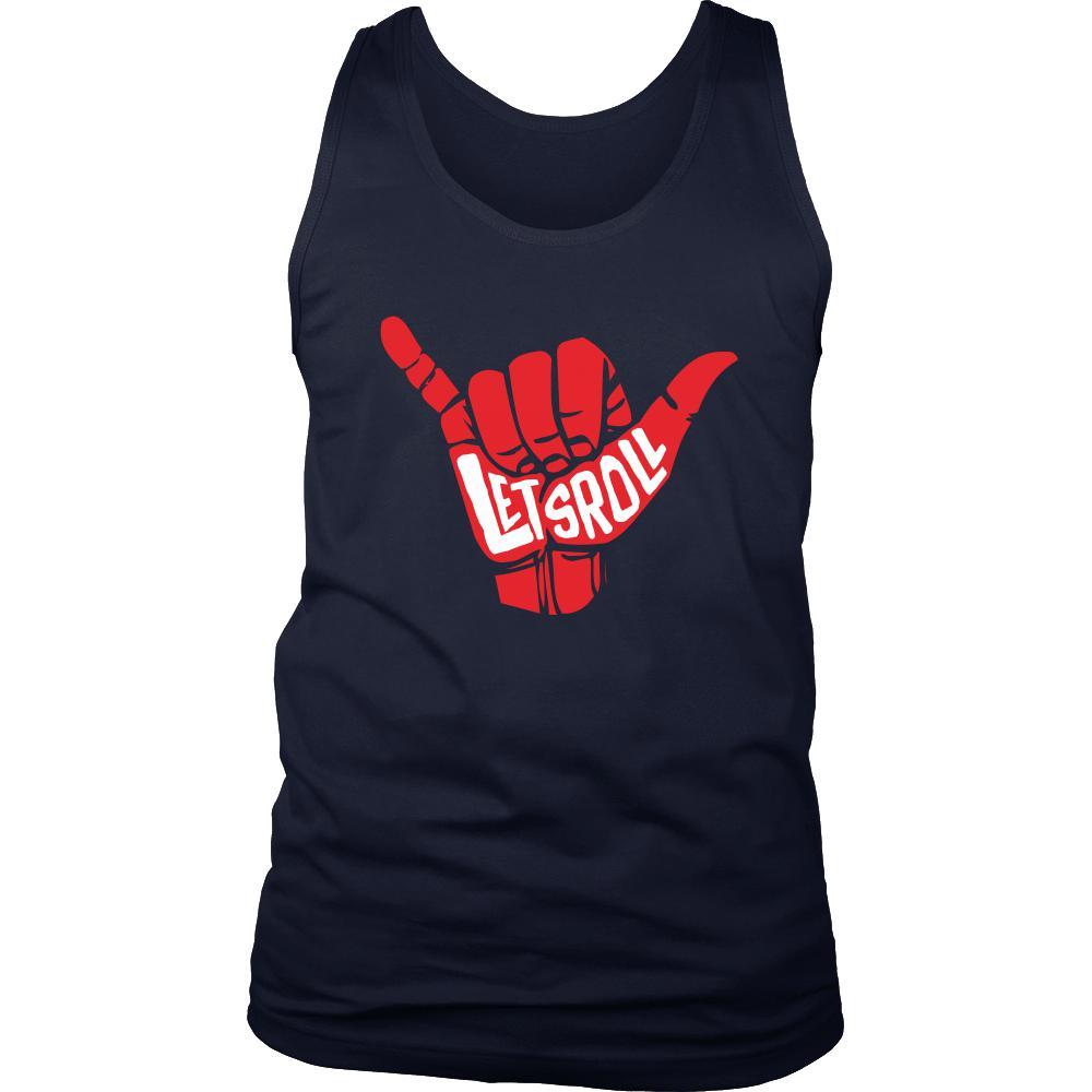 Brazilian Jiu-Jitsu Tank Top - Lets Roll-T-shirt-Teelime | shirts-hoodies-mugs