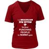 Brazilian jiu jitsu/BJJ - I do Brazilian jiu jitsu because punching people is frowned upon - Sport Shirt-T-shirt-Teelime | shirts-hoodies-mugs