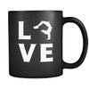 Breakdancing - LOVE Breakdancing - 11oz Black Mug-Drinkware-Teelime | shirts-hoodies-mugs