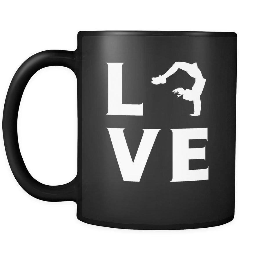 Breakdancing - LOVE Breakdancing - 11oz Black Mug-Drinkware-Teelime | shirts-hoodies-mugs