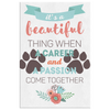 Veterinary Canvas - It's beautiful thing when a career and a passion come together-Canvas Wall Art 2-Teelime | shirts-hoodies-mugs