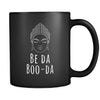Buddhism Be Da Boo-da 11oz Black Mug-Drinkware-Teelime | shirts-hoodies-mugs