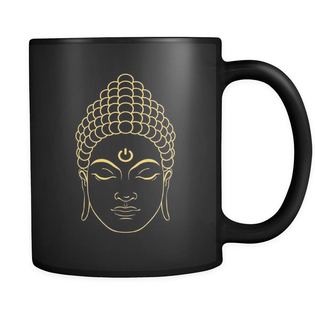 Buddhism Buddha Power 11oz Black Mug
