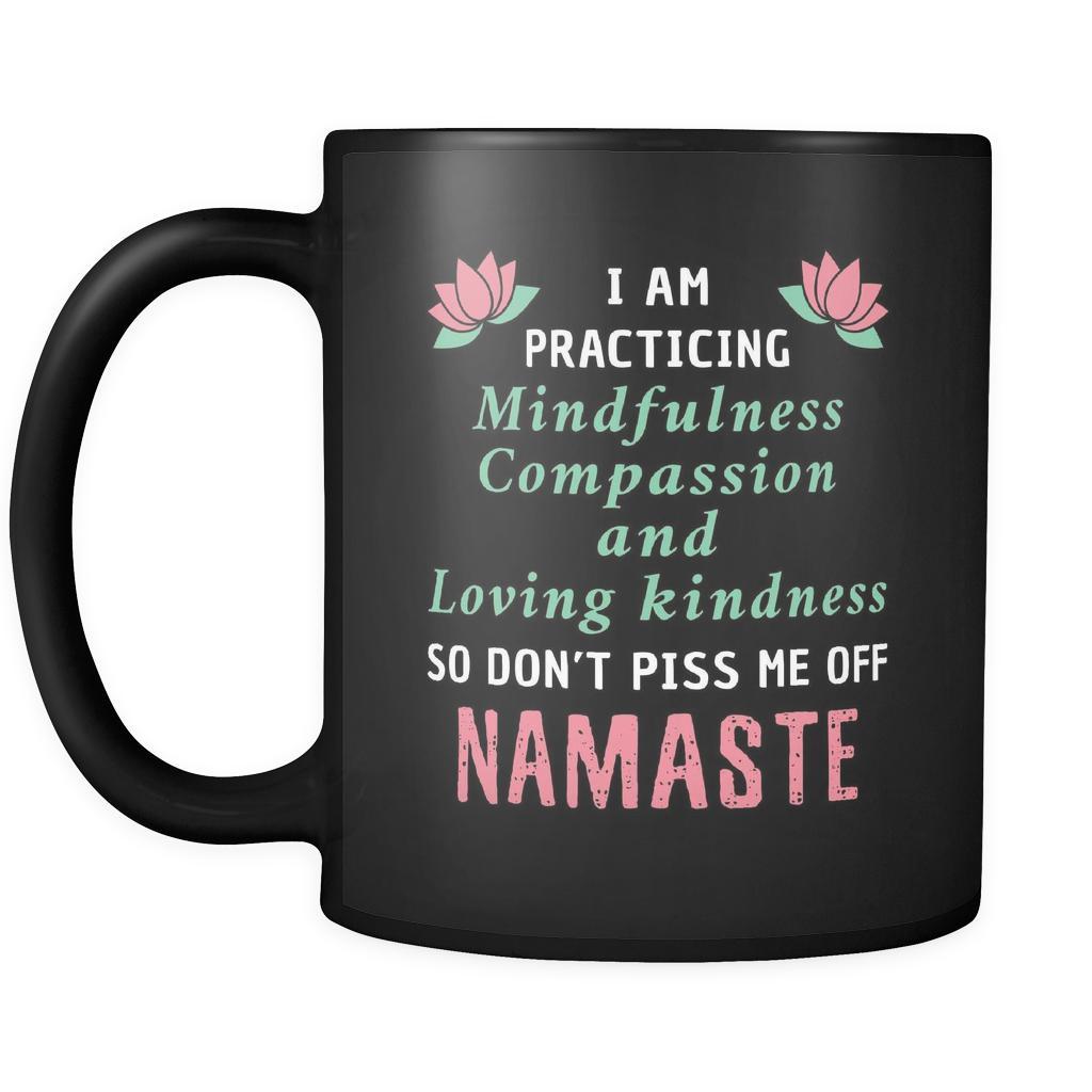 Buddhism I'm Practicing 11oz Black Mug-Drinkware-Teelime | shirts-hoodies-mugs