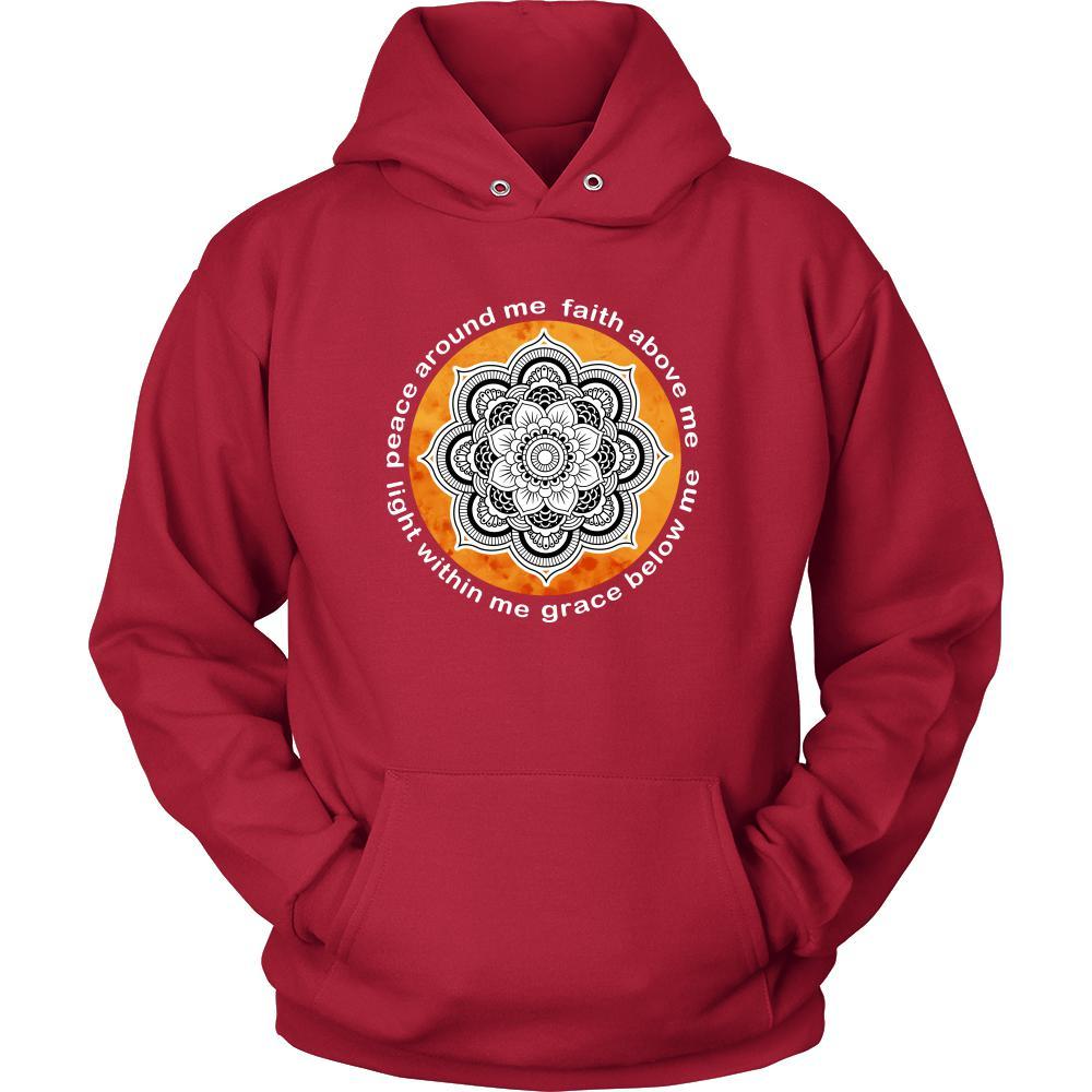 Buddhism Shirt - Peace around me, face above me, light within me, grace below me - Buddha Spirit Life Gift-T-shirt-Teelime | shirts-hoodies-mugs