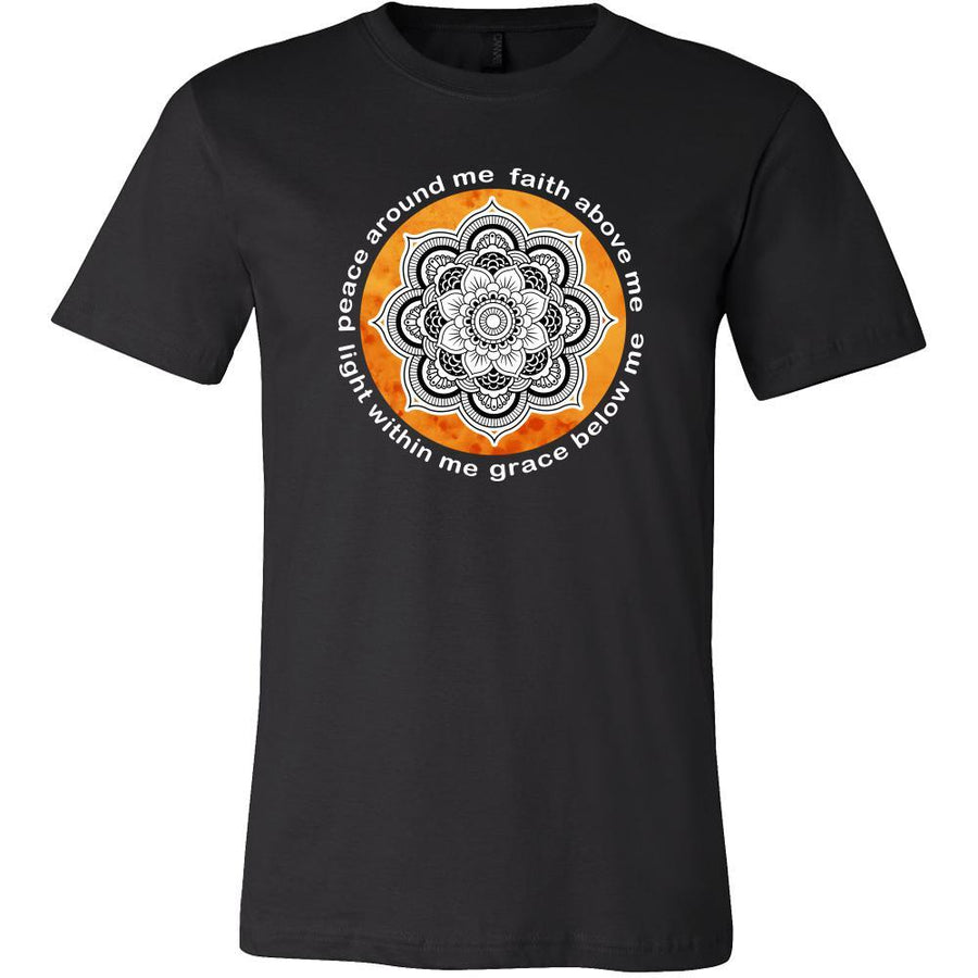 Buddhism Shirt - Peace around me, face above me, light within me, grace below me - Buddha Spirit Life Gift-T-shirt-Teelime | shirts-hoodies-mugs