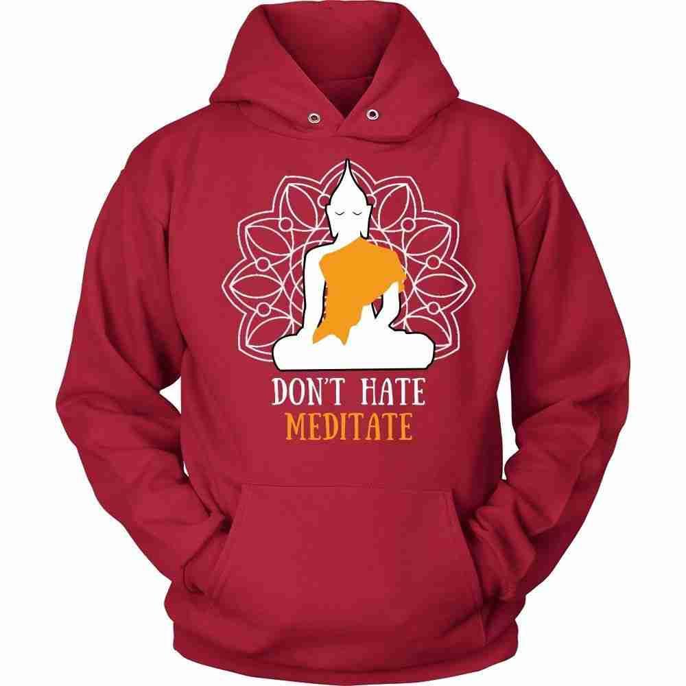 Buddhism T Shirt - Don't hate meditate-T-shirt-Teelime | shirts-hoodies-mugs