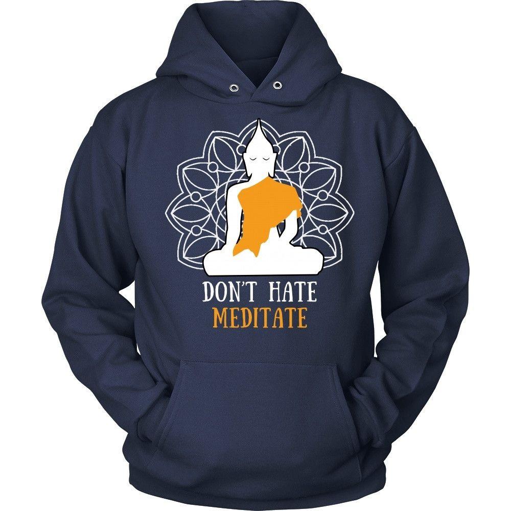 Buddhism T Shirt - Don't hate meditate-T-shirt-Teelime | shirts-hoodies-mugs