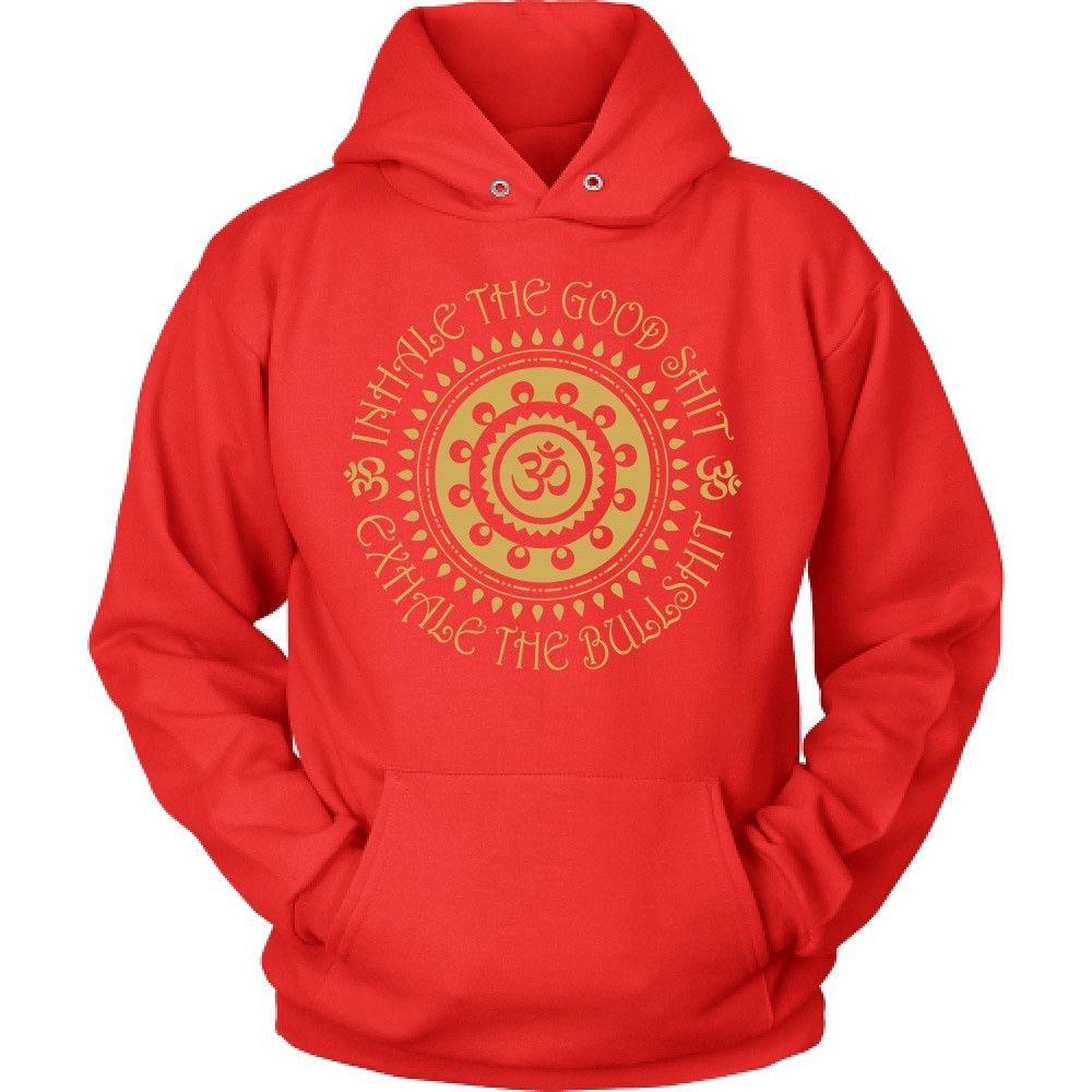Buddhism T Shirt - Inhale the good shit exhale the bullshit-T-shirt-Teelime | shirts-hoodies-mugs