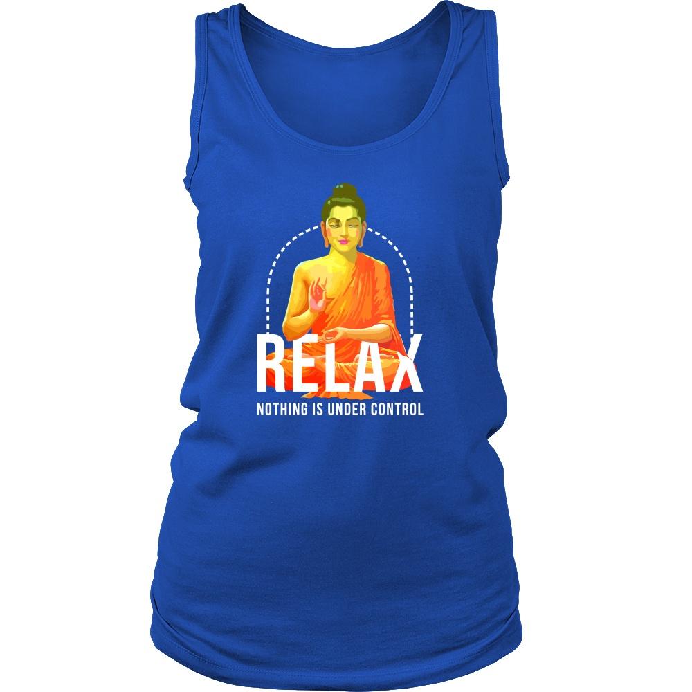 Buddhism Tank Top - Relax nothing is under control-T-shirt-Teelime | shirts-hoodies-mugs