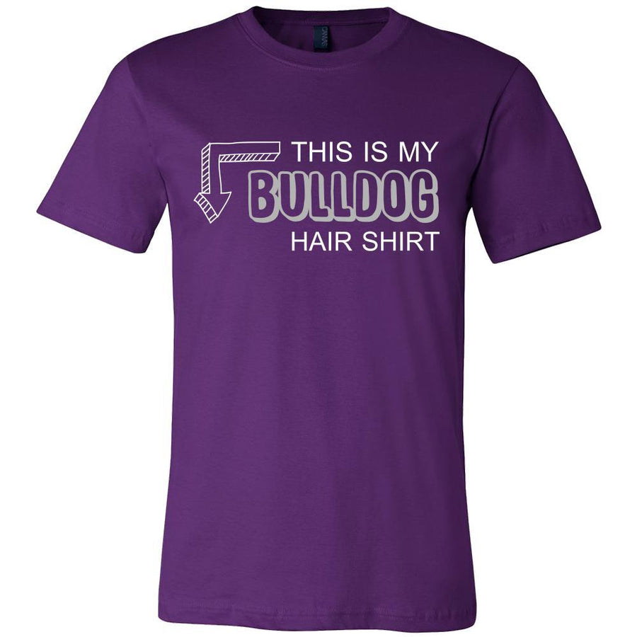 Bulldog Shirt - This is my Bulldog hair shirt - Dog Lover Gift