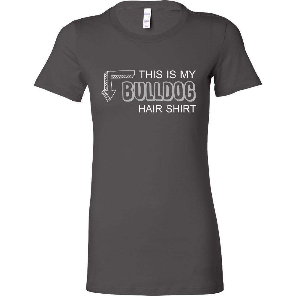 Bulldog Shirt - This is my Bulldog hair shirt - Dog Lover Gift-T-shirt-Teelime | shirts-hoodies-mugs