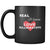 Bullmastiff Real Women Love Bullmastiffs 11oz Black Mug