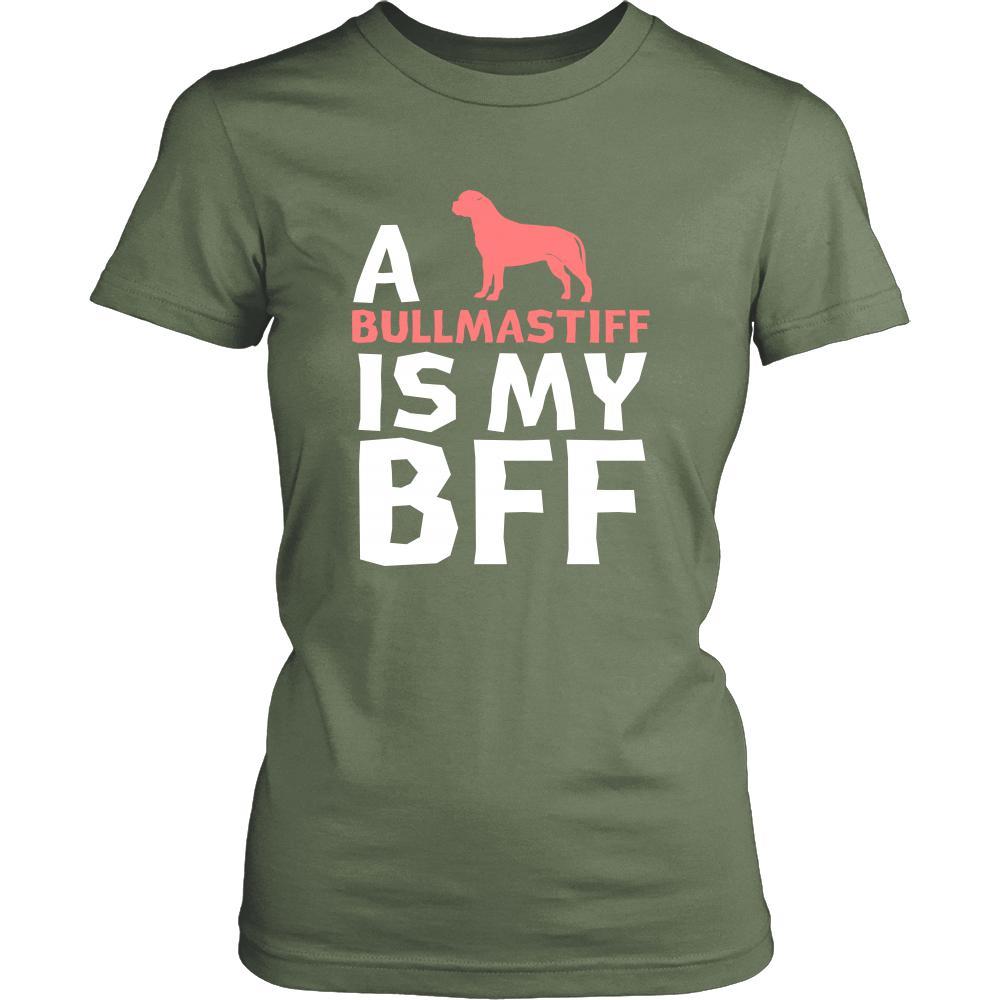 Bullmastiff Shirt - a Bullmastiff is my bff- Dog Lover Gift-T-shirt-Teelime | shirts-hoodies-mugs
