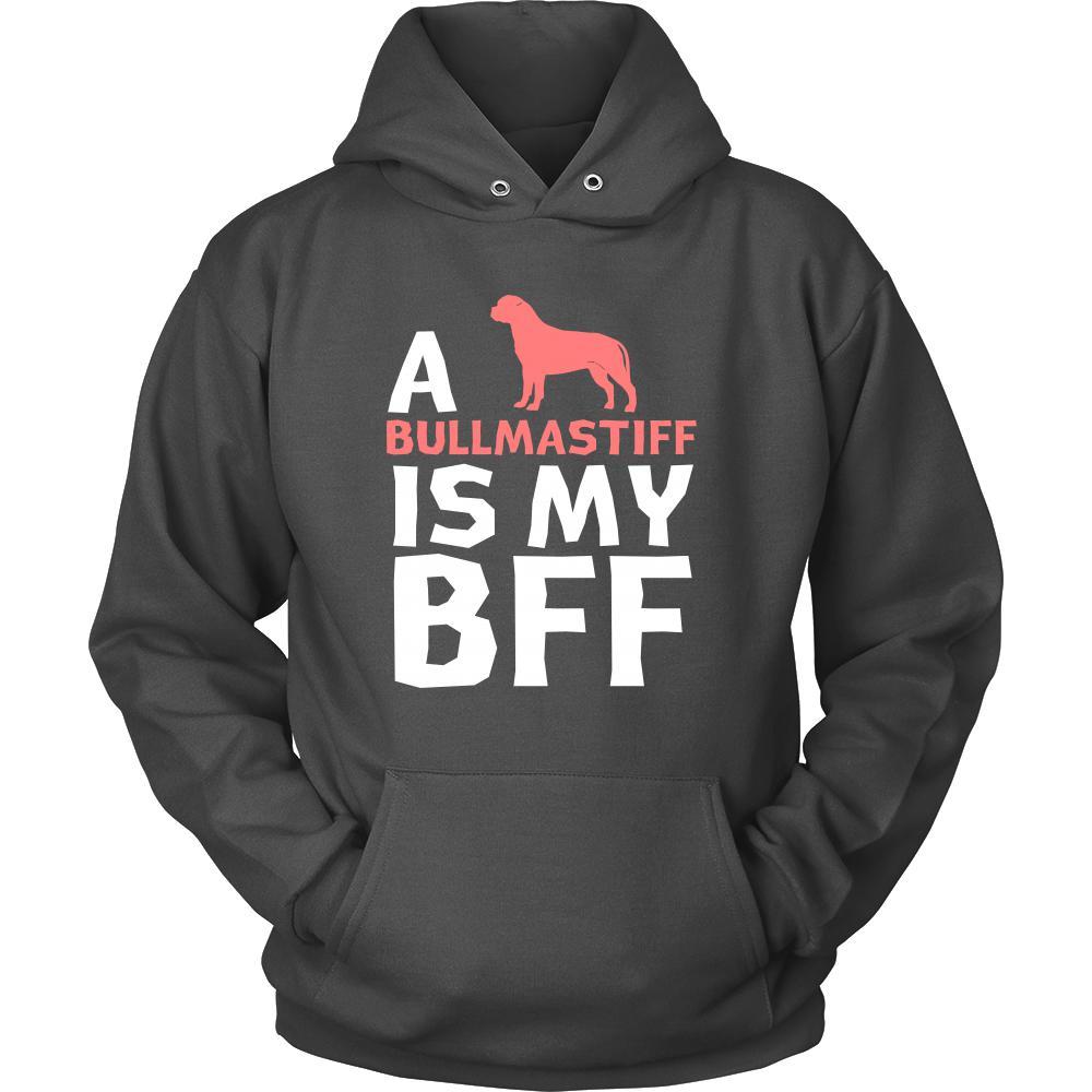 Bullmastiff Shirt - a Bullmastiff is my bff- Dog Lover Gift-T-shirt-Teelime | shirts-hoodies-mugs