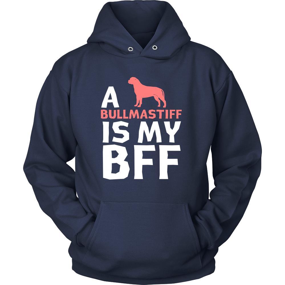 Bullmastiff Shirt - a Bullmastiff is my bff- Dog Lover Gift-T-shirt-Teelime | shirts-hoodies-mugs