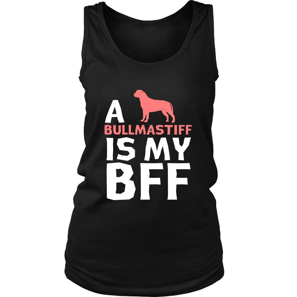 Bullmastiff Shirt - a Bullmastiff is my bff- Dog Lover Gift-T-shirt-Teelime | shirts-hoodies-mugs