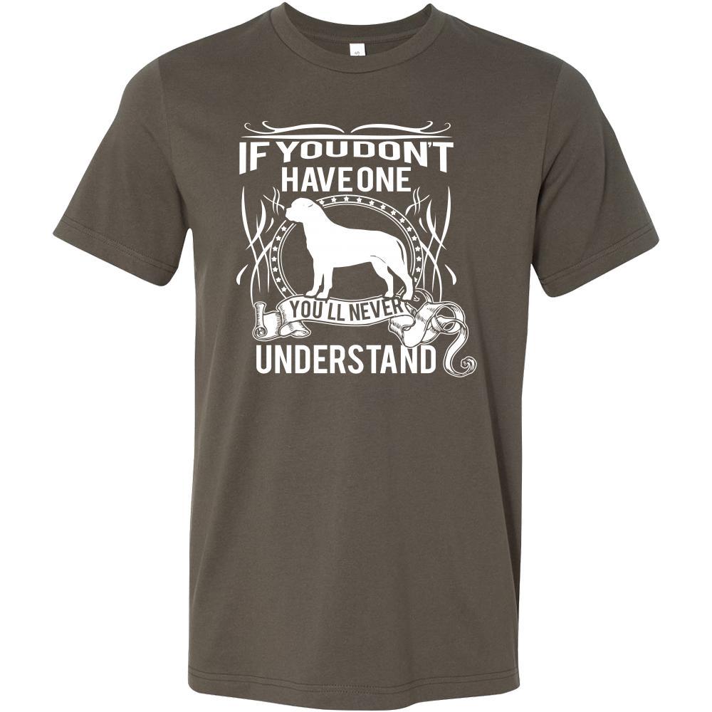 Bullmastiff Shirt - If you don't have one you'll never understand- Dog Lover Gift-T-shirt-Teelime | shirts-hoodies-mugs